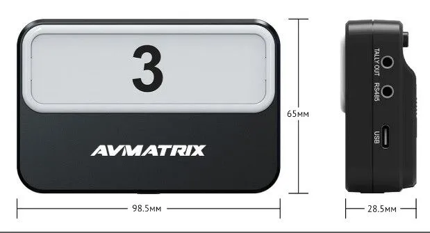 Блок сигнализации AVMATRIX TS3019-RX Tally беспроводной_11.jpeg
