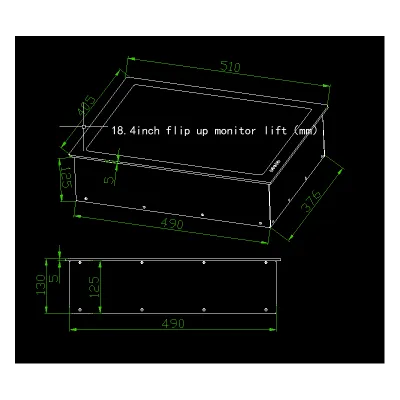 Раскладной монитор CleverMic FUM184 (FullHD, 18,4")