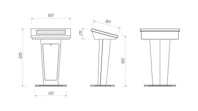 Интерактивная трибуна Demosfen Standard 24