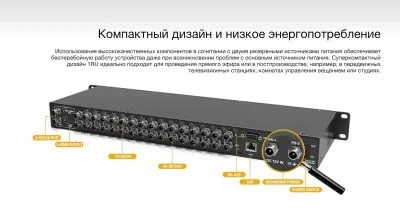 Мультивьюер коммутатор AVMATRIX MMV1630 компактный 1RU 3G-SDI 16CH