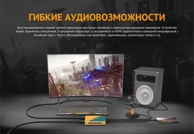 Устройство видеозахвата AVMATRIX UC2218-4K HDMI USB