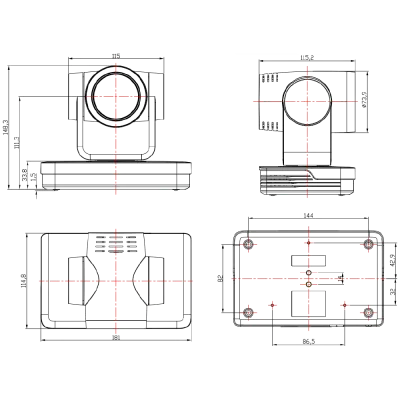 Камера для видеоконференцсвязи Prestel 4K-PTZ812U3 фото в интернет-магазине region-int.ru