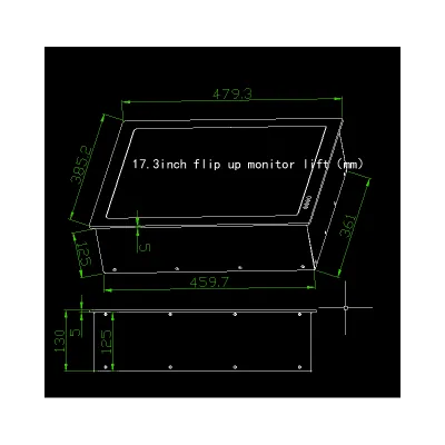 Раскладной монитор CleverMic FUM173 (FullHD, 17,3")