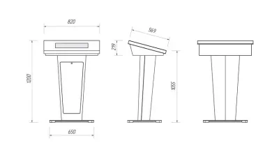 Интерактивная трибуна Demosfen Minimal 21.5