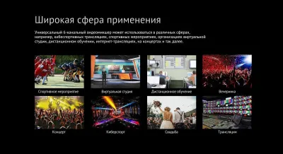 Видеомикшер AVMATRIX VS0601 компактный 6CH SDI