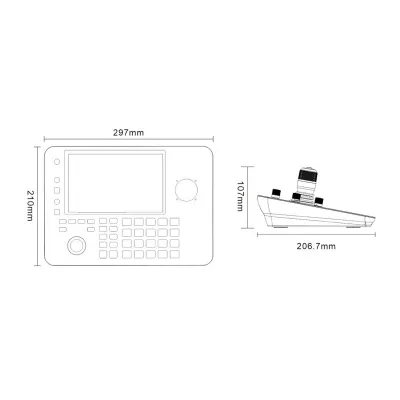Пульт управления для PTZ камер Prestel KB-IP10 фото в интернет-магазине region-int.ru