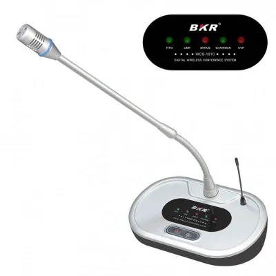 Микрофонный пульт председателя беспроводной clevermic BKR WCS-101C Silver
