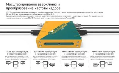Конвертер AVMATRIX SC2030 UpDownCross 3G-SDI/HDMI