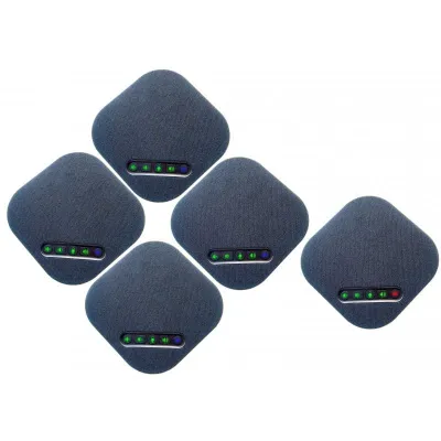 Комплект из 5-х спикерфонов CleverMic SP32 Chain (1 master + 4 slave) фото в интернет-магазине region-int.ru