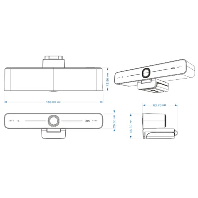 Камера для видеоконференцсвязи Prestel 4K-F4U3 фото в интернет-магазине region-int.ru