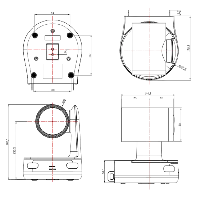 4К PTZ-камера для видеоконференцсвязи Prestel 4K-PTZ912UH фото в интернет-магазине region-int.ru