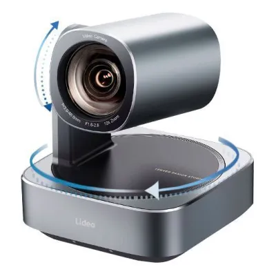 Камера 4K для видеоконференций, 12x оптический зум, 70.82°, серебристая, Lideo PTZ-4K12 фото в интернет-магазине region-int.ru
