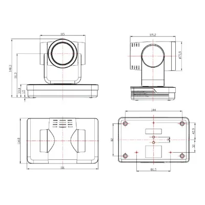 PTZ камера для видеоконференцсвязи Prestel 4K-PTZ805HSU3 фото в интернет-магазине region-int.ru