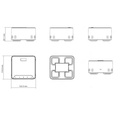 Спикерфон, захват голоса 4-5 м, динамик 3 Вт UNV Unear M3000E фото в интернет-магазине region-int.ru