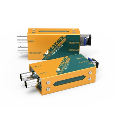 Волоконно-оптический удлинитель AVMATRIX FE1121-12G SDI 10км