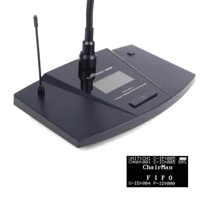 Микрофонный пульт председателя беспроводной clevermic BKR WCS-201C