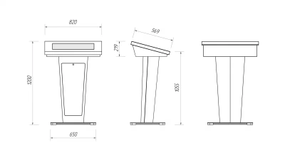 Интерактивная трибуна Demosfen Premium 27